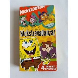 Nickelodeon Nickstravaganza! VHS SpongeBob Fairly OddParents Rocket Power 2002